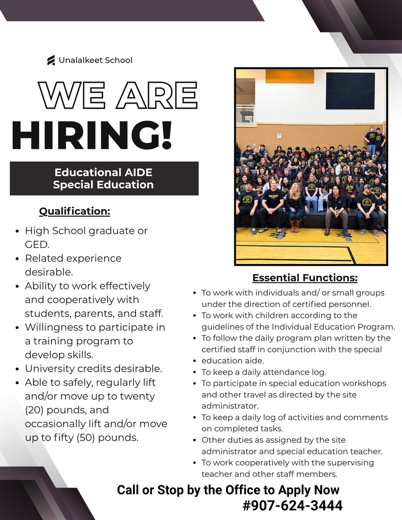 UNK Special Education Instructional Aide