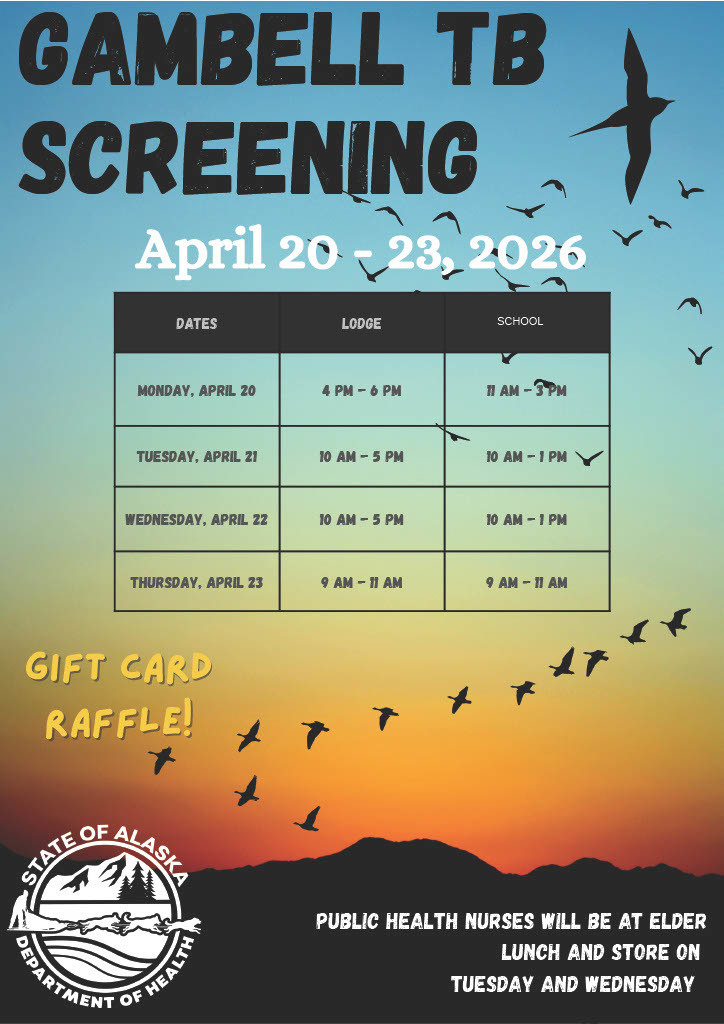 Gambell TB Sweep Flyer