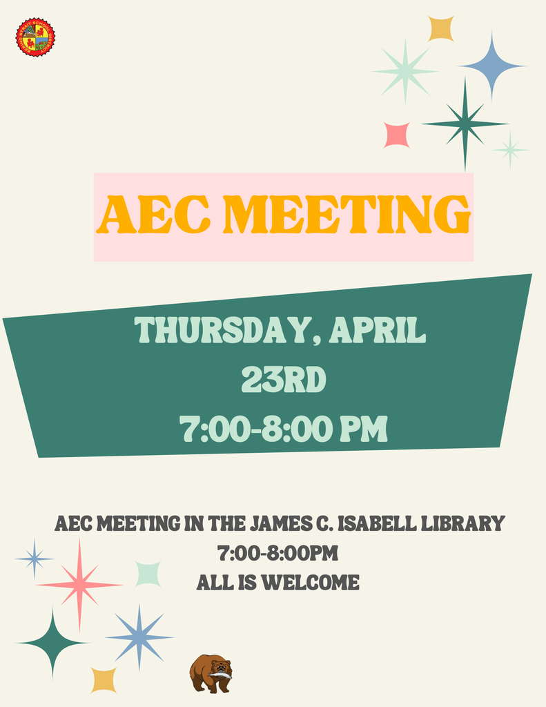 AEC Meeting April 23rd