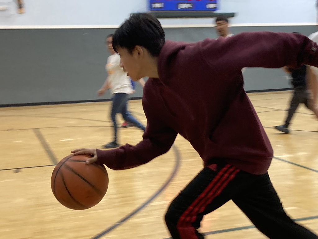 levi playing in staff vs students ball