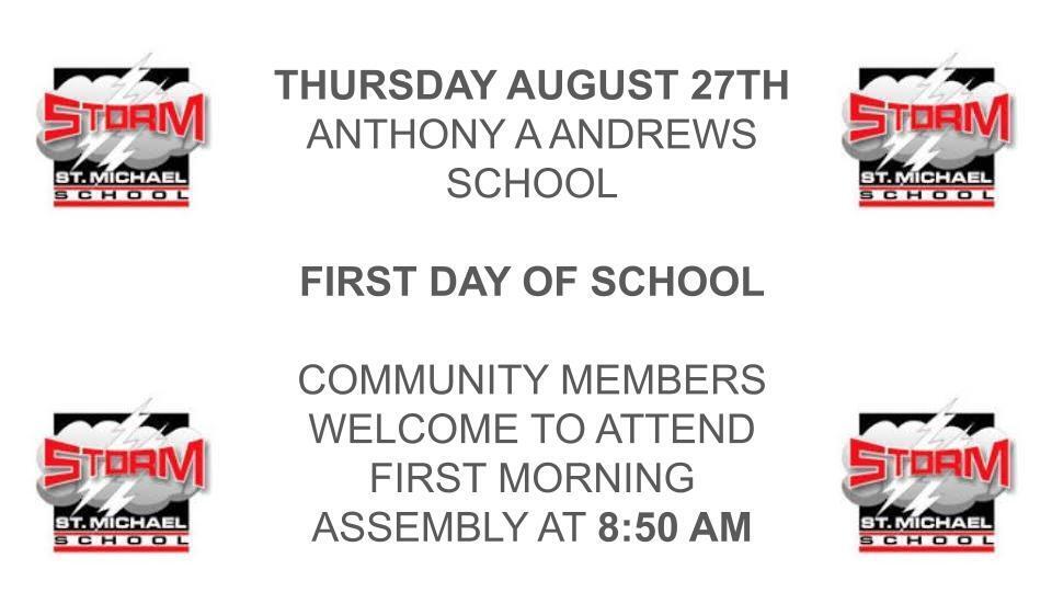 1ST DAY OF SCHOOL