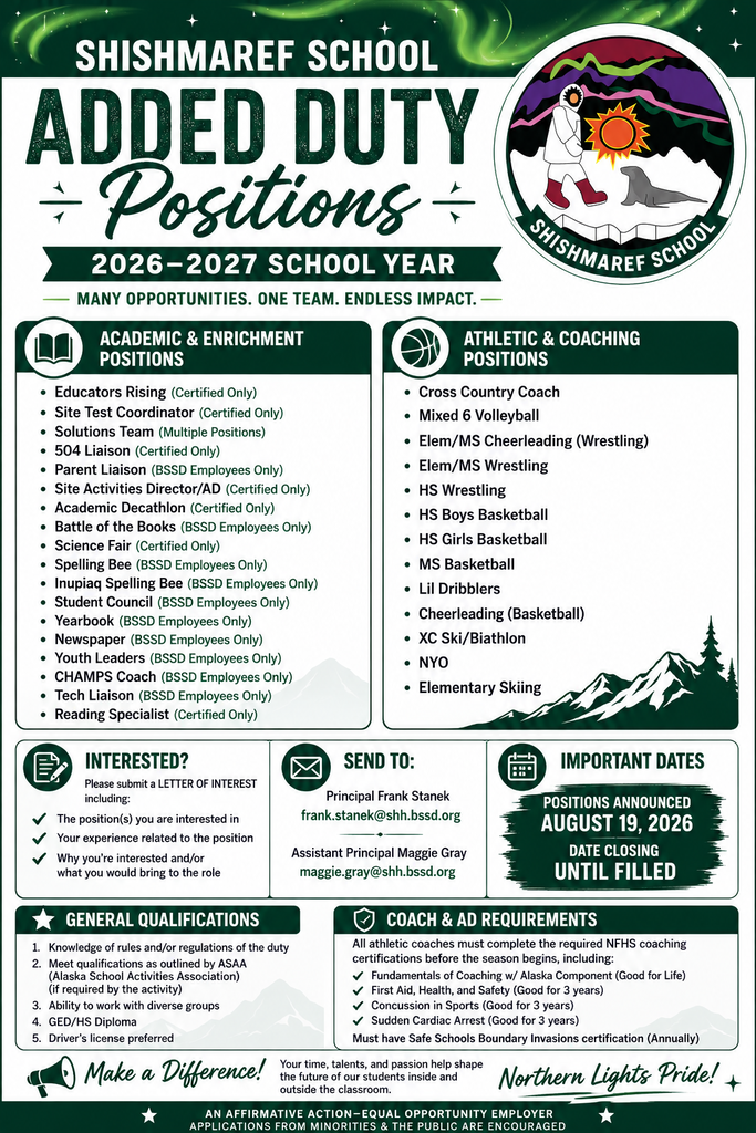 FY27 Added Duty Positions