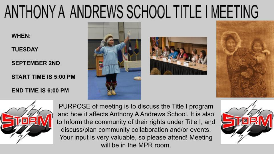 TITLE 1 MEETING