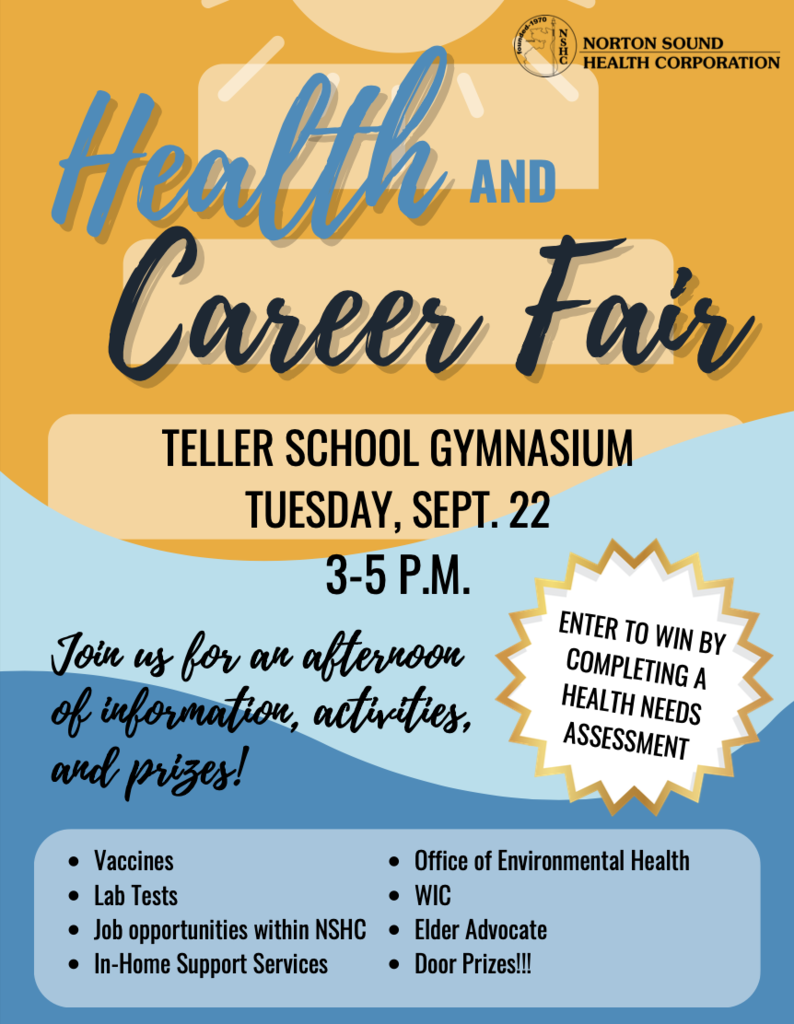 A health Career Fair Teller