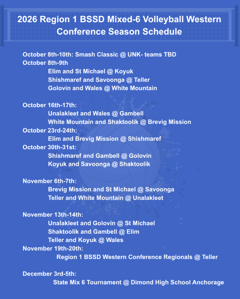 Volleyball Schedule FY27 BSSD