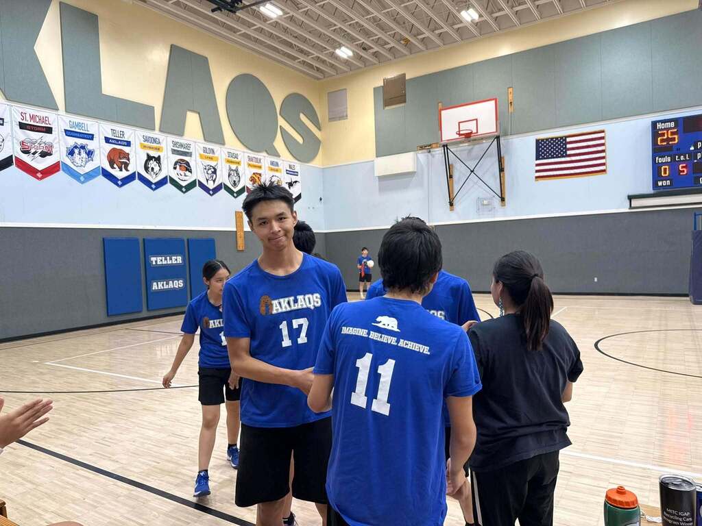 Galen at the huddle