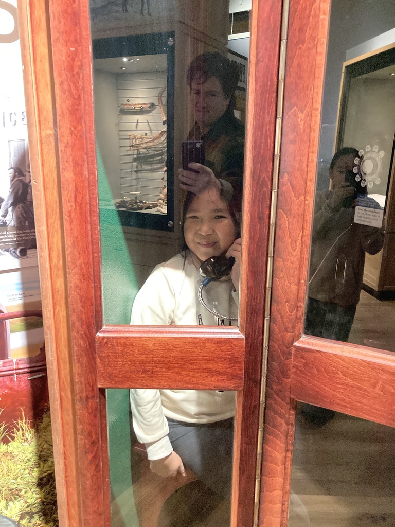 Jazzmyne in the old Phpne booth