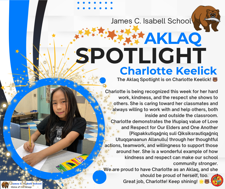 Aklaq Spotlight Teller Alaska Charlotte Keelick
