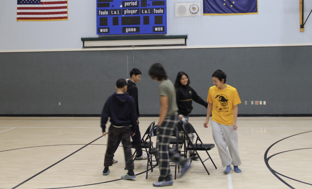 Musical chairs volleyball 2026
