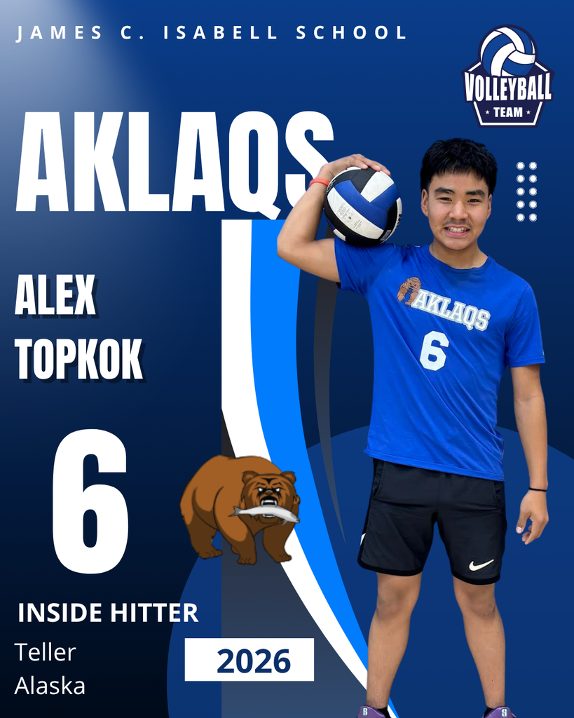 Alex Topkok Volleyball Team Player Card Post