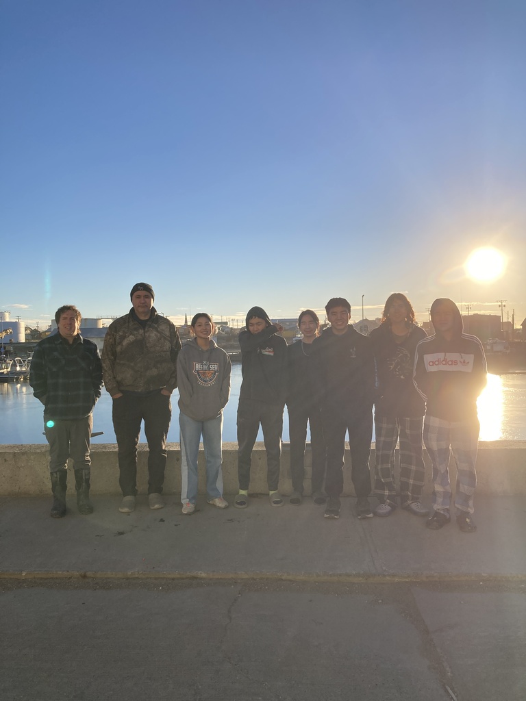 Nome Teller Aklaq Field Trip Norton Sound Fishery 10.20.26 Group Picture