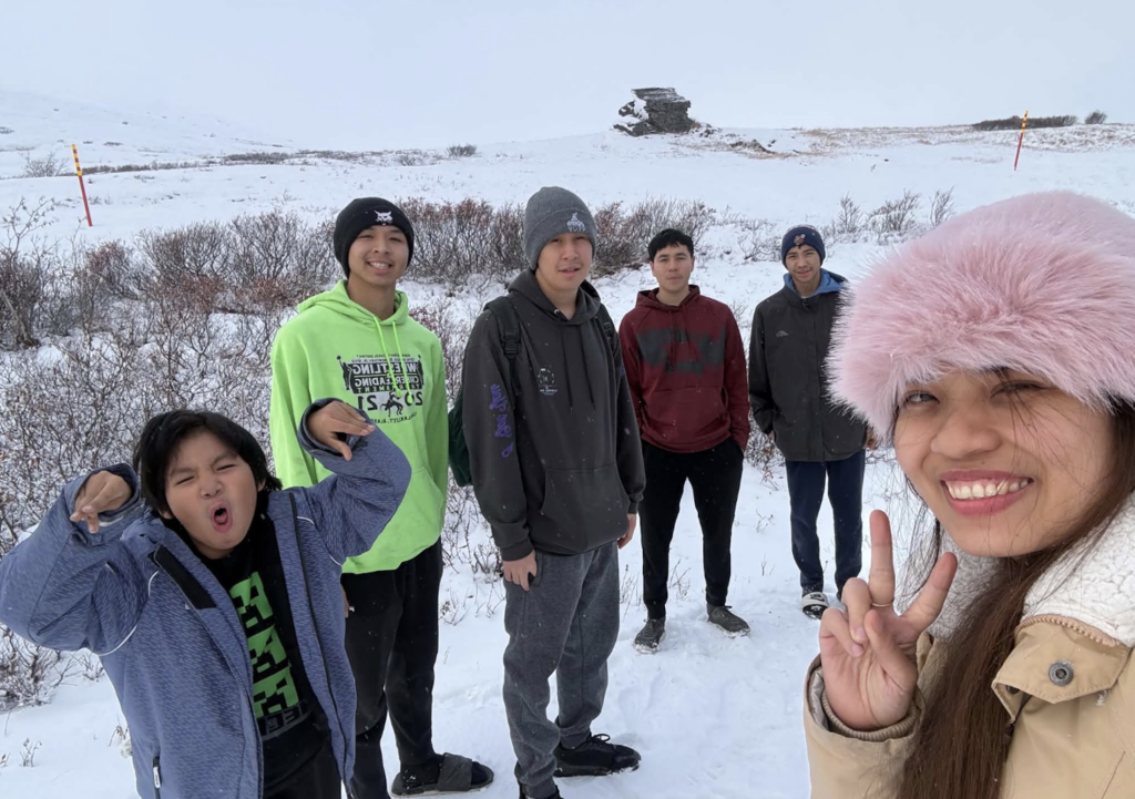 Norton Sound Seafood Exploration Nome Field trip 10.21 Reggie Jr Frank Topkok Galen Pushruk Trevor Okbaok Brayden Okleasik Rowena loqueloque House Rock