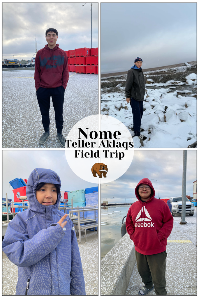 Norton Sound Seafood Exploration Nome Field trip 10.21 Reggie Jr Frank Topkok Galen Pushruk Trevor Okbaok Brayden Okleasik Rowena loqueloque 6