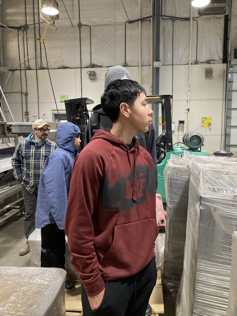 Norton Sound Seafood Exploration Nome Field trip 10.21 Reggie Jr Frank Topkok Galen Pushruk Trevor Okbaok Brayden Okleasik Rowena loqueloque Trevor up close