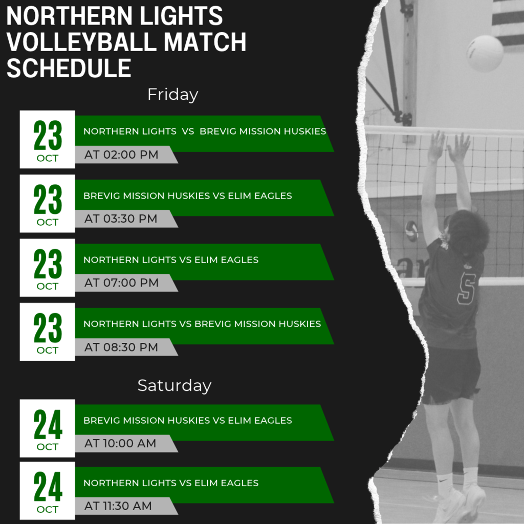 SHH Home VB Schedule