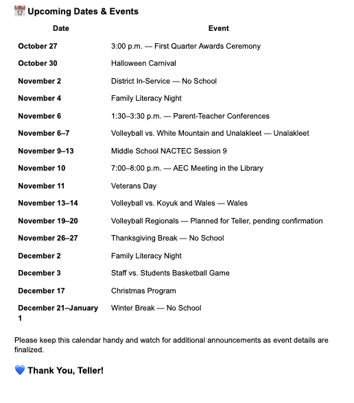 October Newsletter Teller 2026 4
