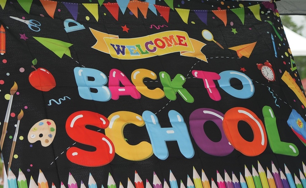 banner that reads welcome back to school