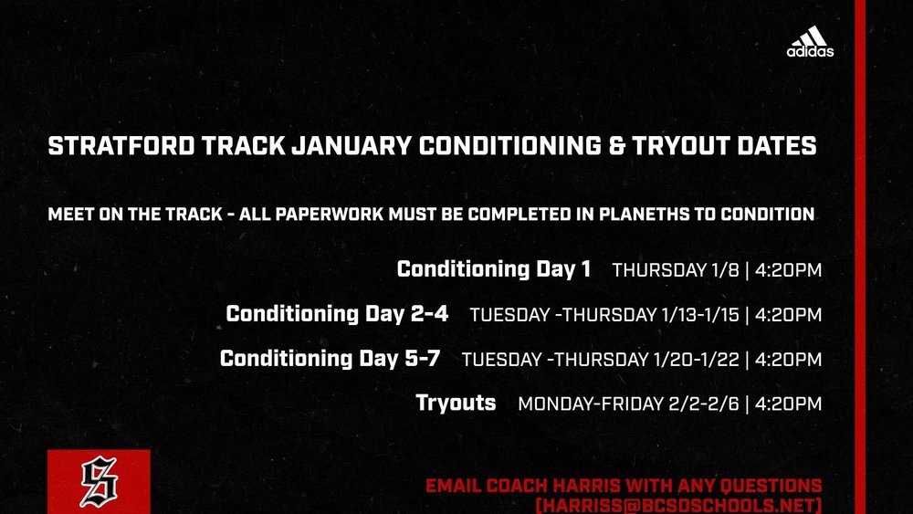 track and field dates