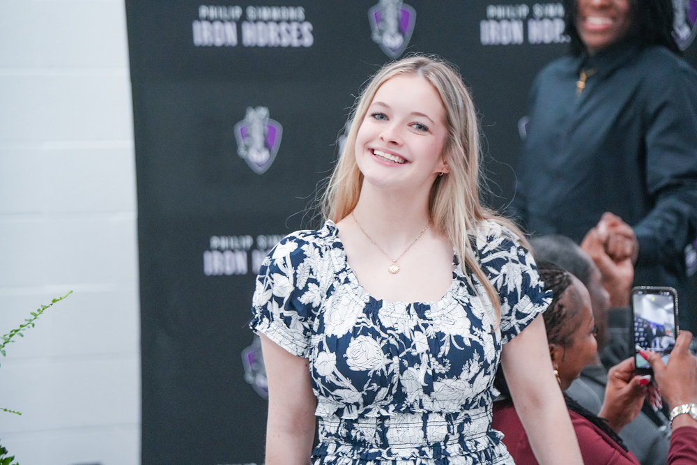 girl smiling at camera