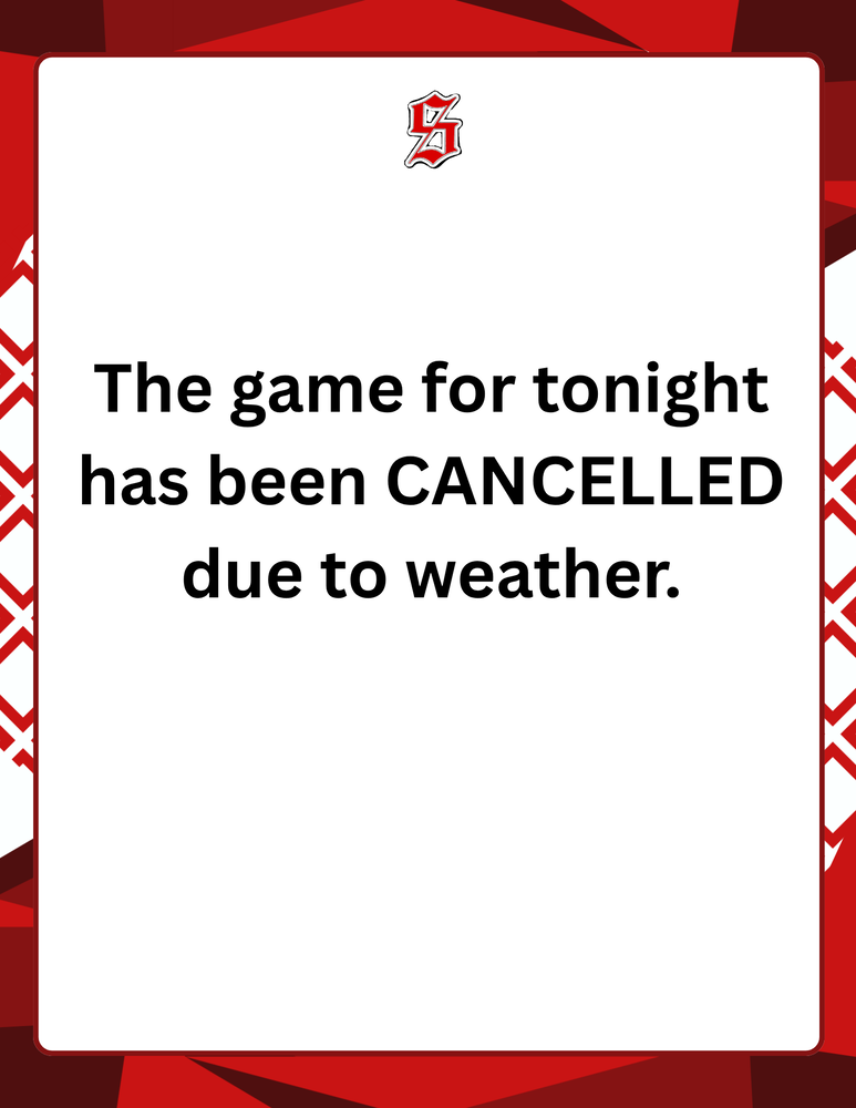 Game Cancelled
