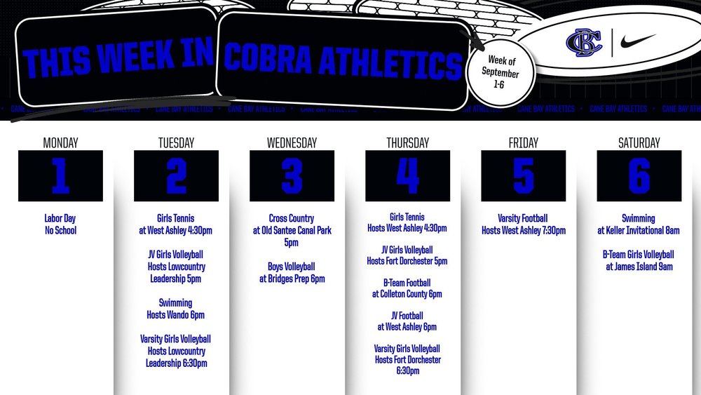 This Week Sept 1-6
