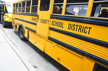 side of a BCSD bus