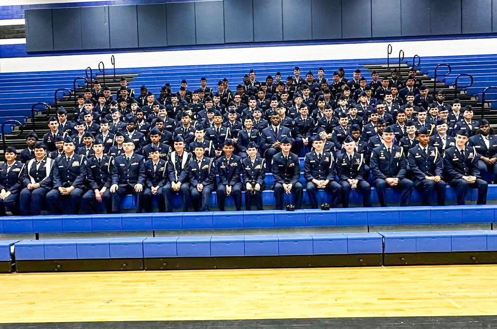 group shot of AFJROTC