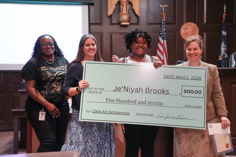 group photo with overall winner