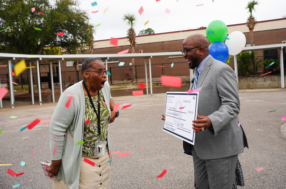 teacher being surprised