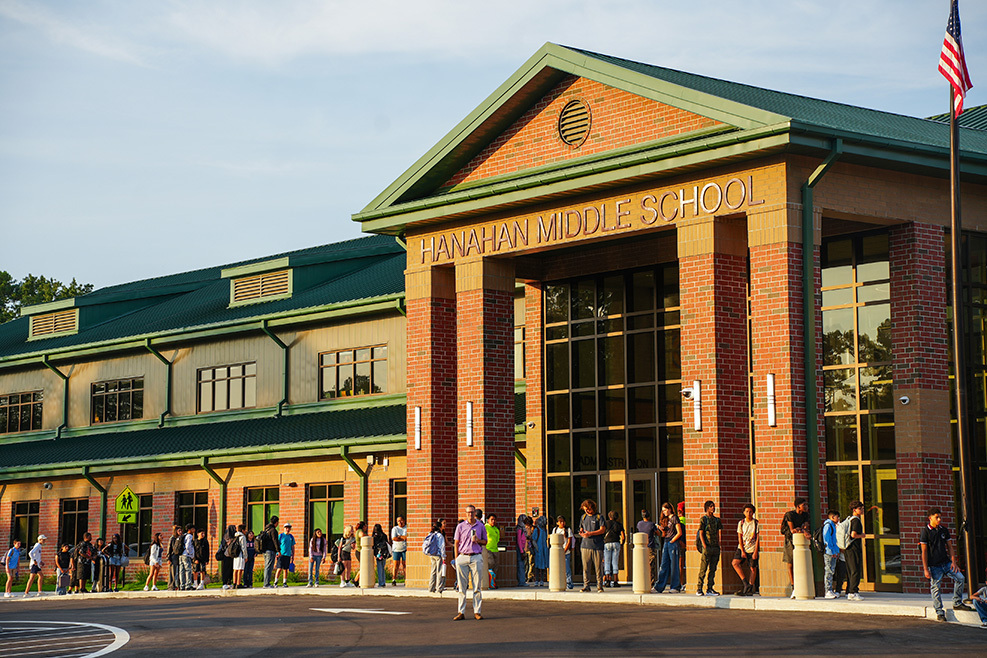 front of school