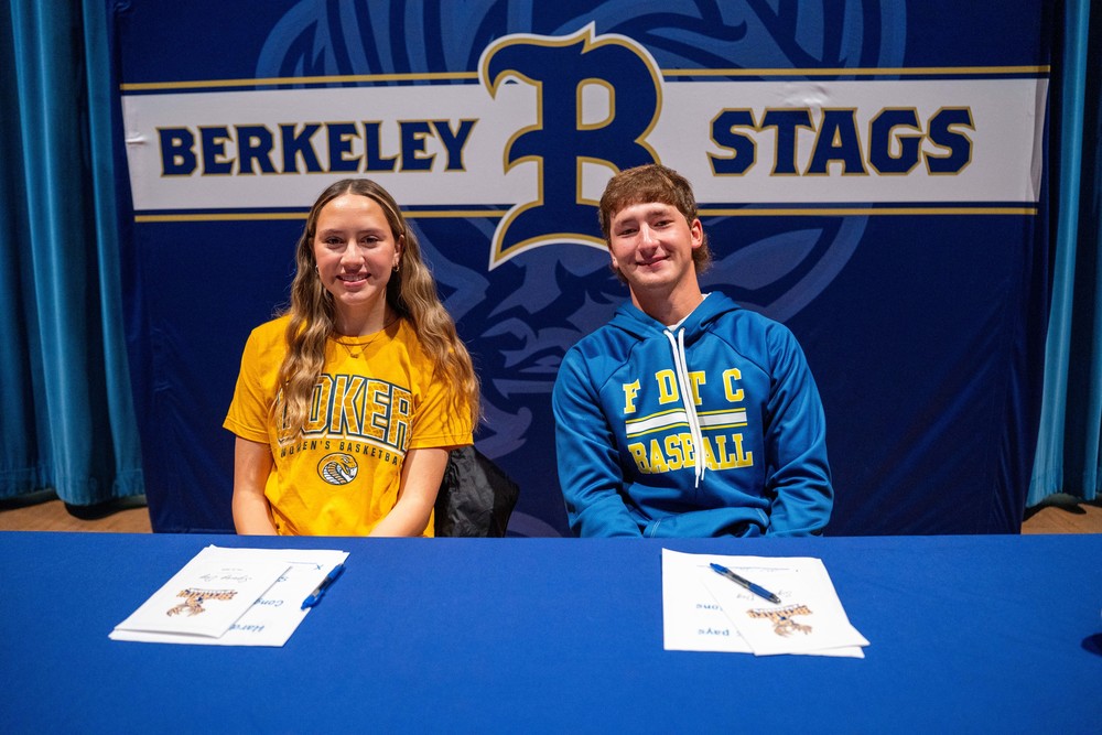 students on signing day