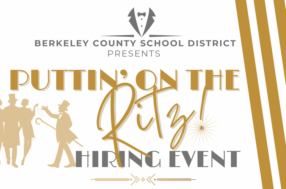 graphic that reads "puttin on the ritz"