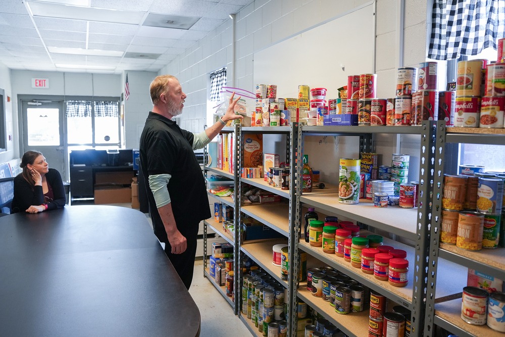 the coopers with food pantry