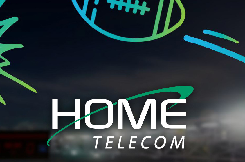 graphic with words HomeTelecom on it