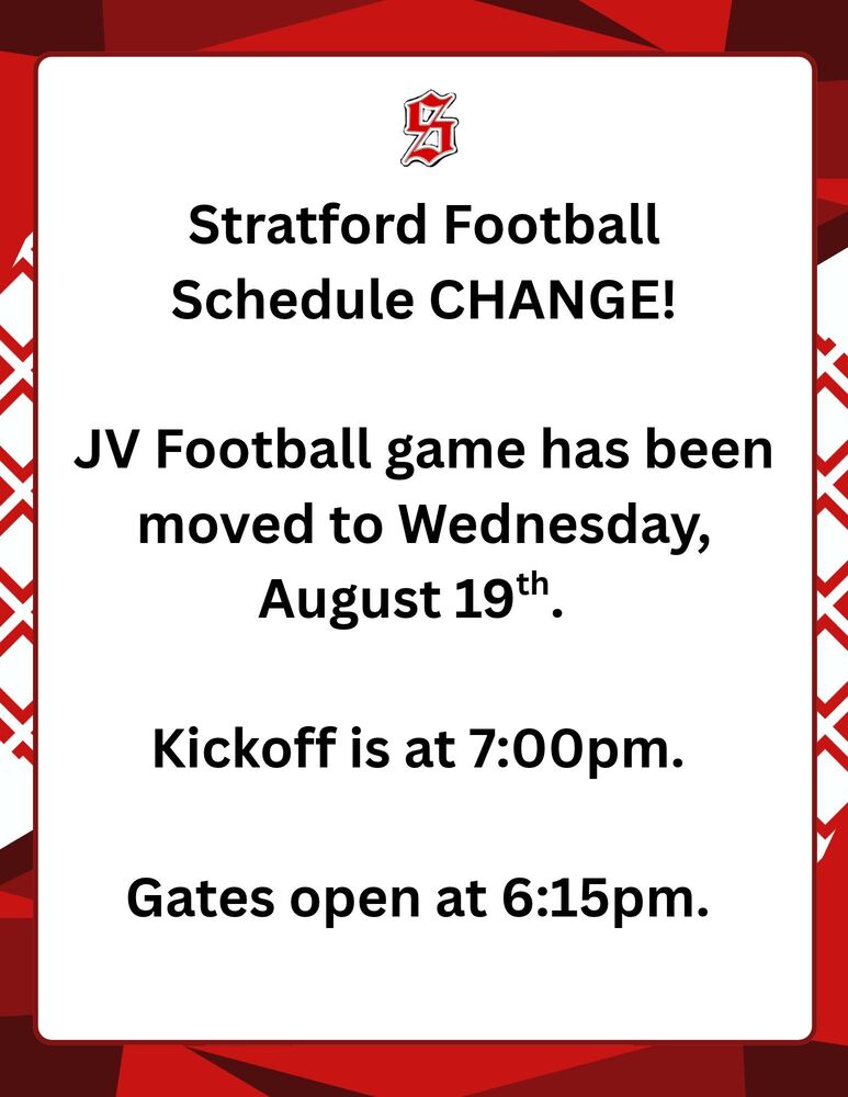 JV Football Rescheduled