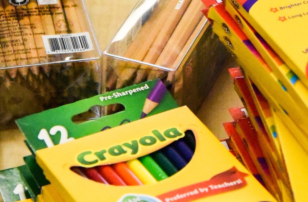 colored pencils