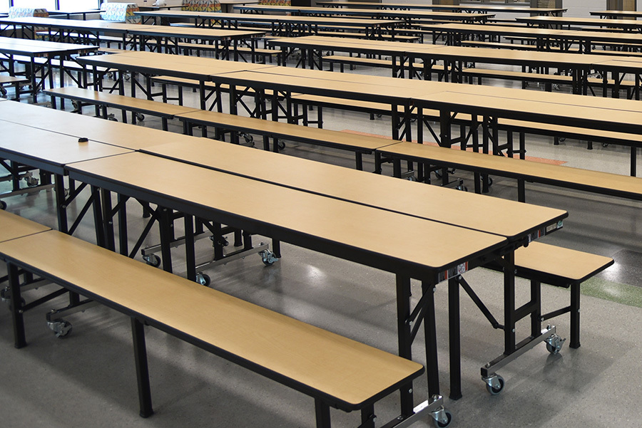 cafeteria tables