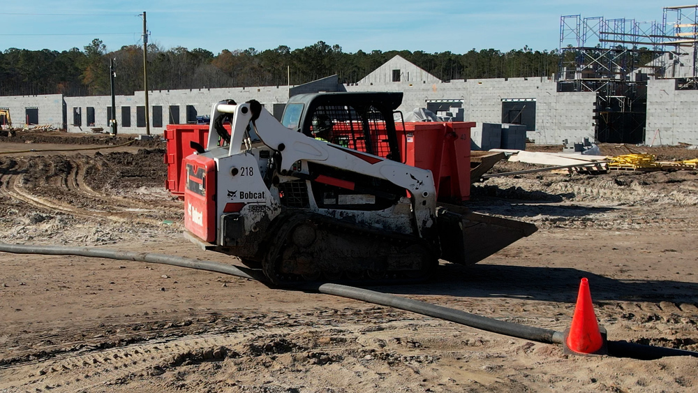 Bobcast construction equipment