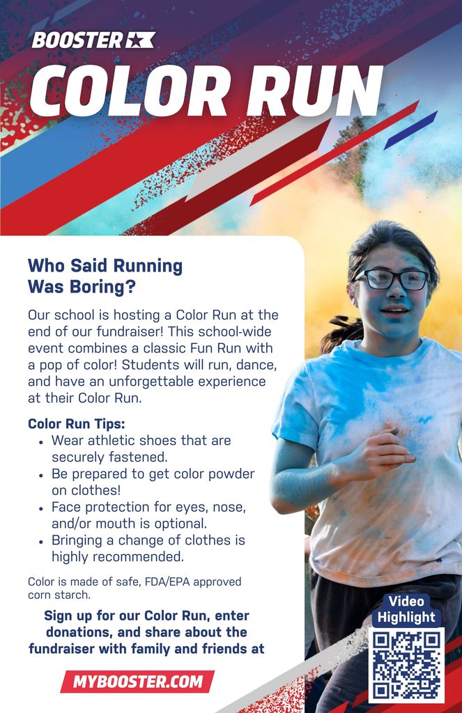 Color Run is this Thursday!