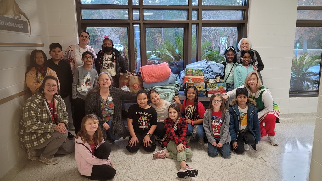Donations collected by students