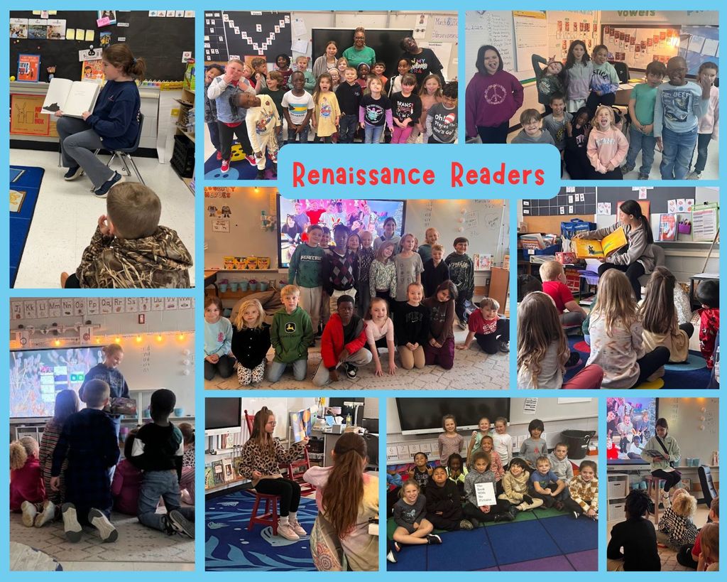 Last week, some of our incredible 5th-grade Renaissance leadership group members took the initiative to read to several classrooms in celebration of Read Across America Week! 