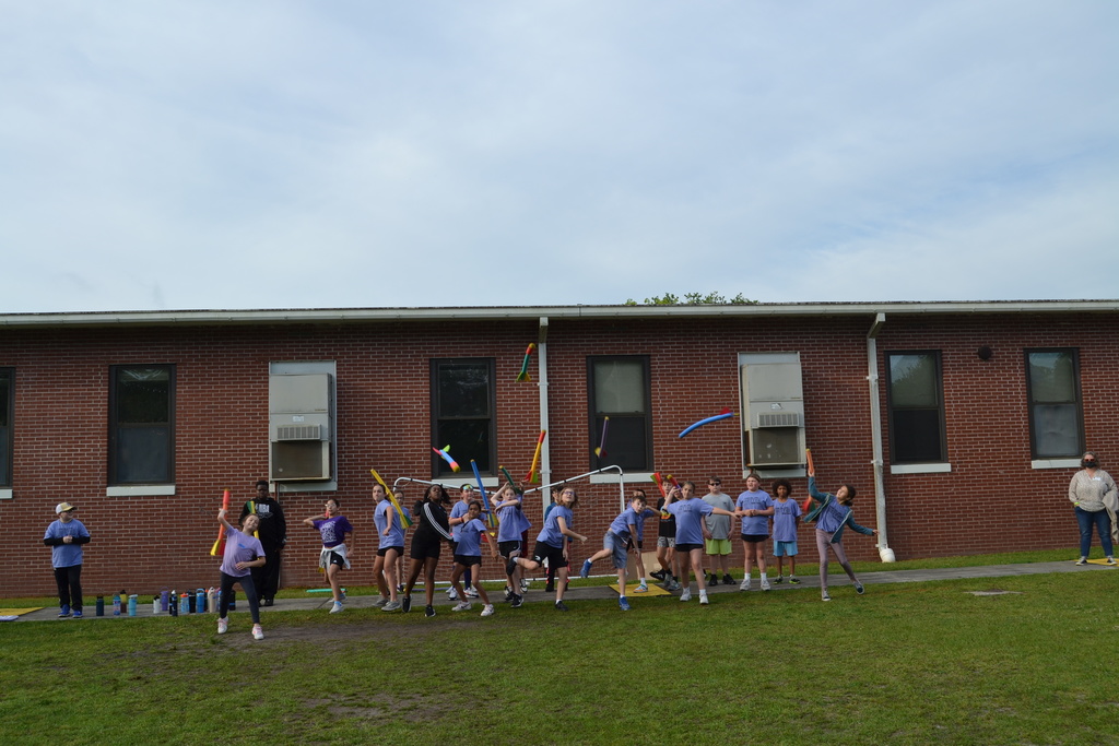 Students participating in HHA Field Day