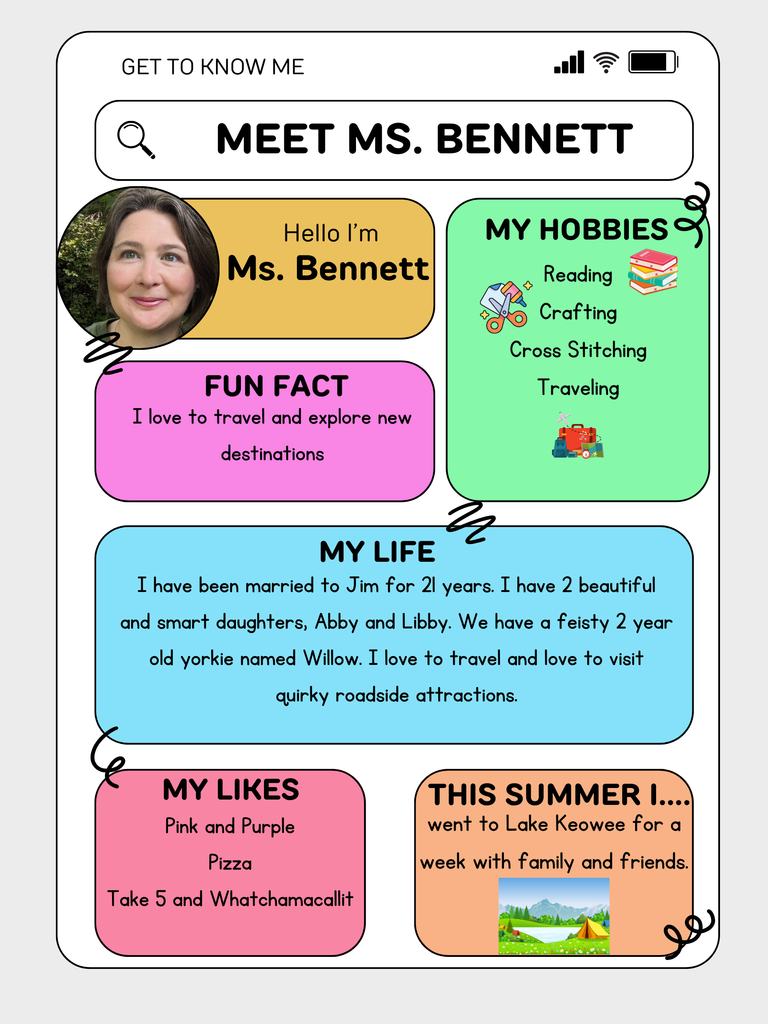 Ms. Bennett is the Media Assistant
