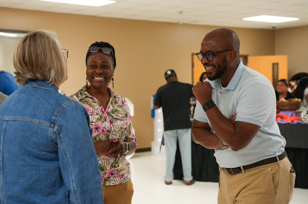 people laughing