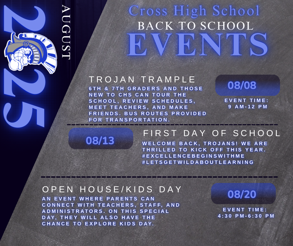 CHS Back to School Events