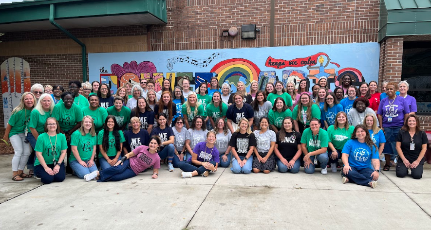 Here's a picture of our faculty and staff ready to welcome our Little Foxes for 2025-2026 school year.