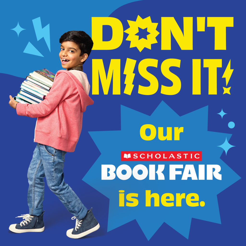 Our Scholastic book fair is here!