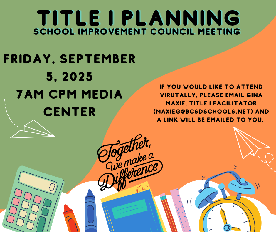 Title I Planning Meeting