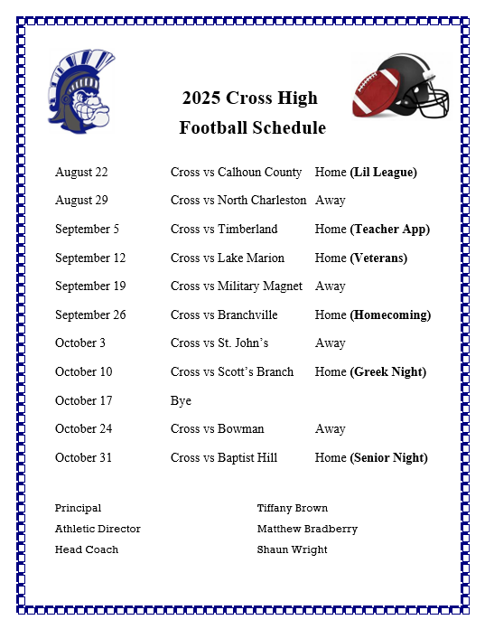 Football Schedule