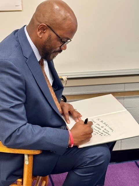 Celebrating Literacy with Dr. Dixon!
